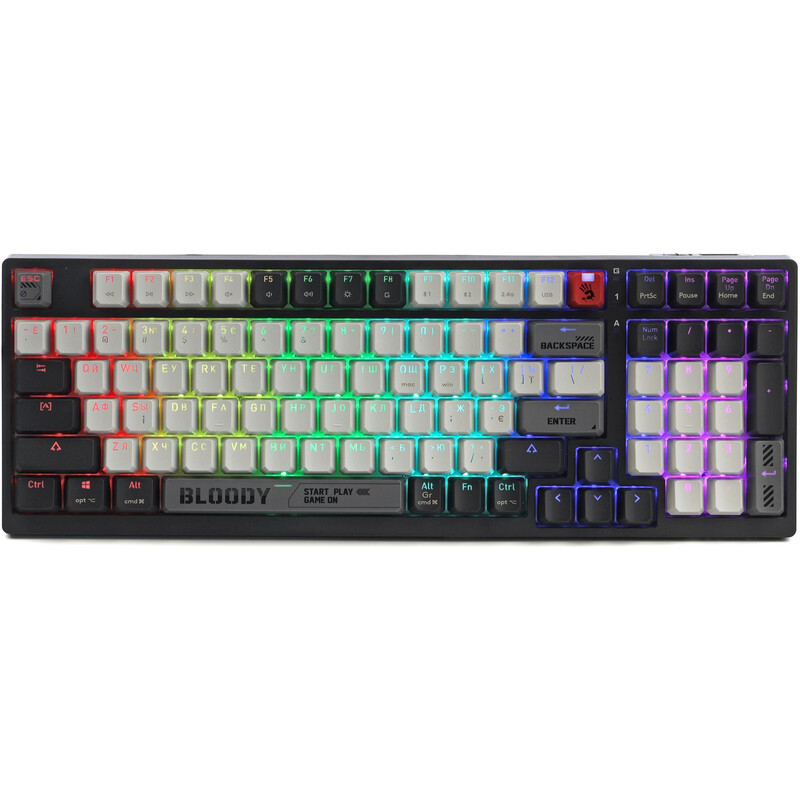 Клавіатура бездротова Bloody WS98 Bloody Grey