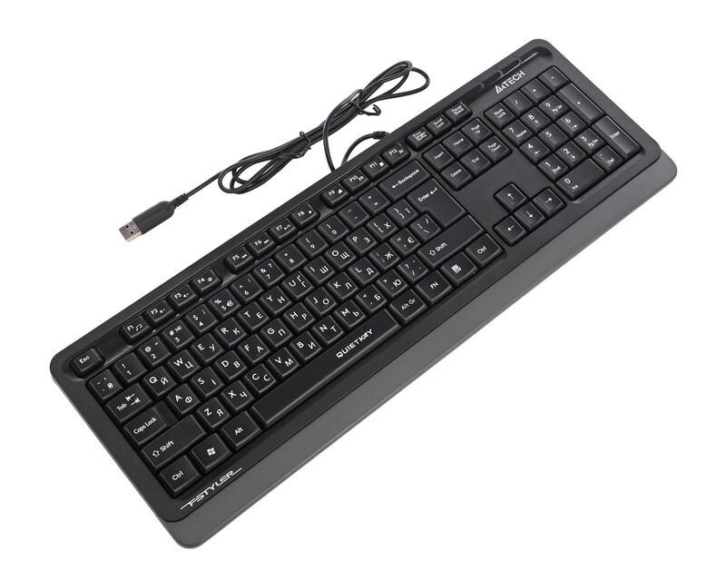 Клавиатура A4Tech FK10Q Grey