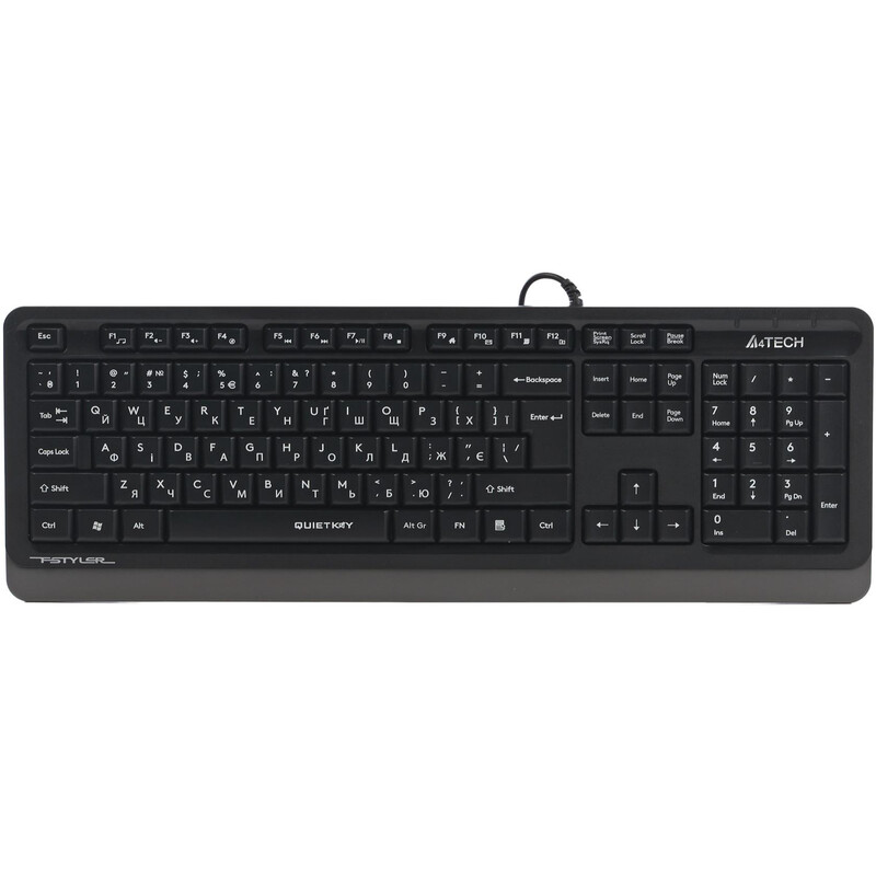Клавиатура A4Tech FK10Q Grey