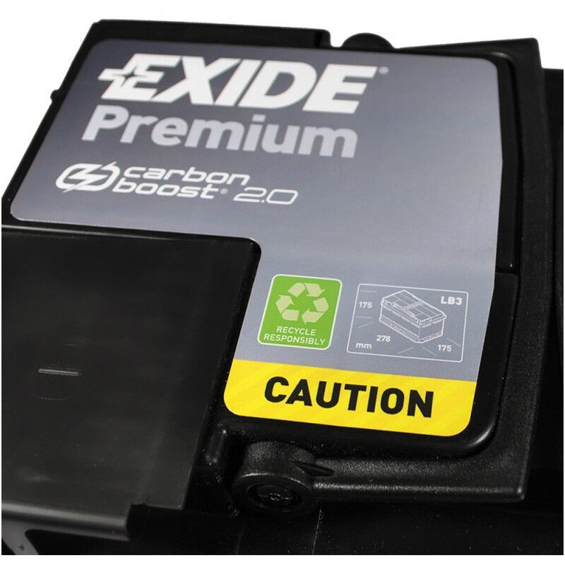Акумулятор автомобільний Exide Premium SLA 72h 720А 12V R+ (EA722)