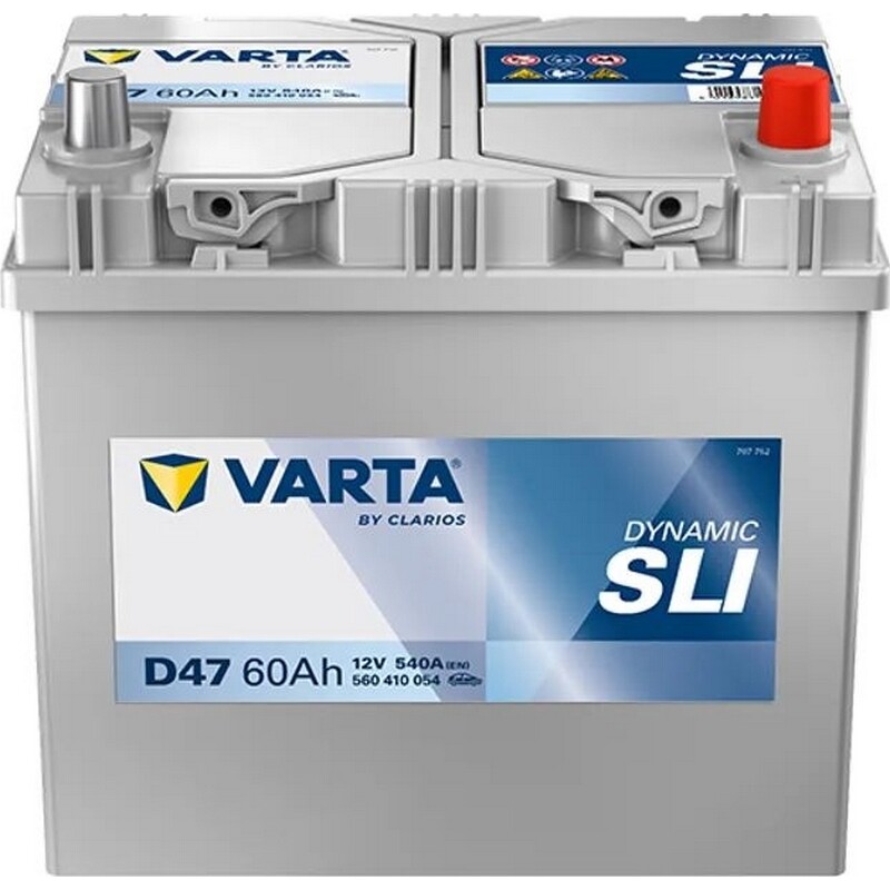 Аккумулятор автомобильный Varta Blue Dynamic SLA 60Ah 540А 12V R+ (560410054)