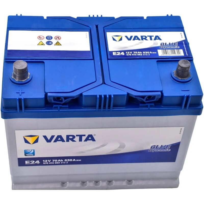 Акумулятор автомобільний Varta Blue Dynamic SLA 70Ah 630А 12V L+ (570413063)