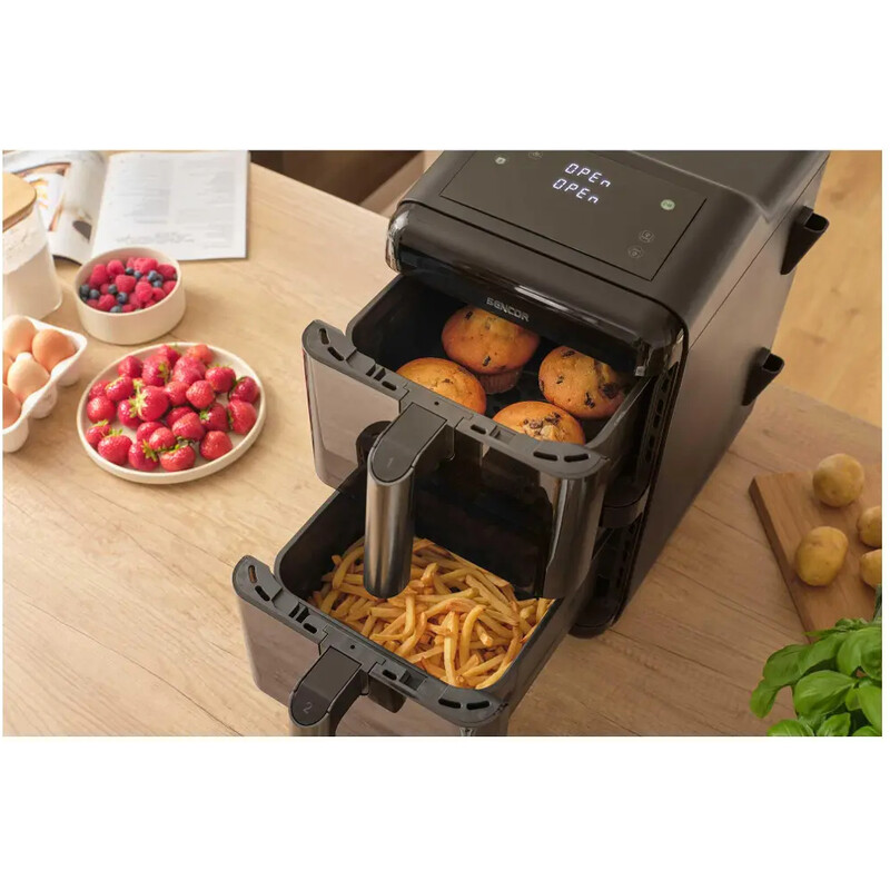 Мультипечь Sencor Dual Vita Fryer SFR 1250BK
