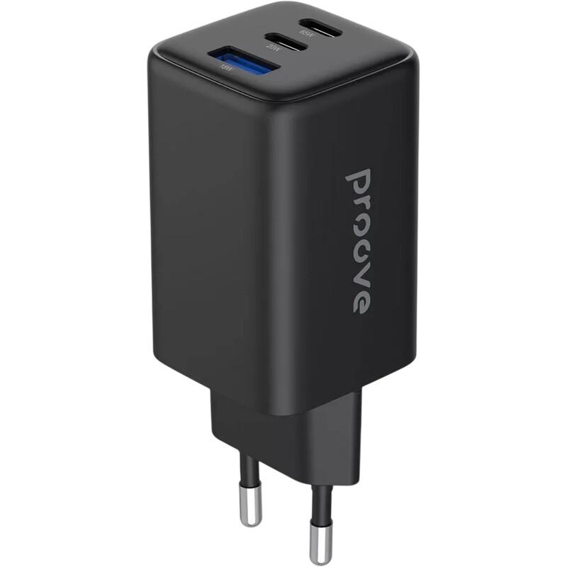 Мережевий зарядний пристрій Proove Pocket GaN 65W Black (WCPG65121201)