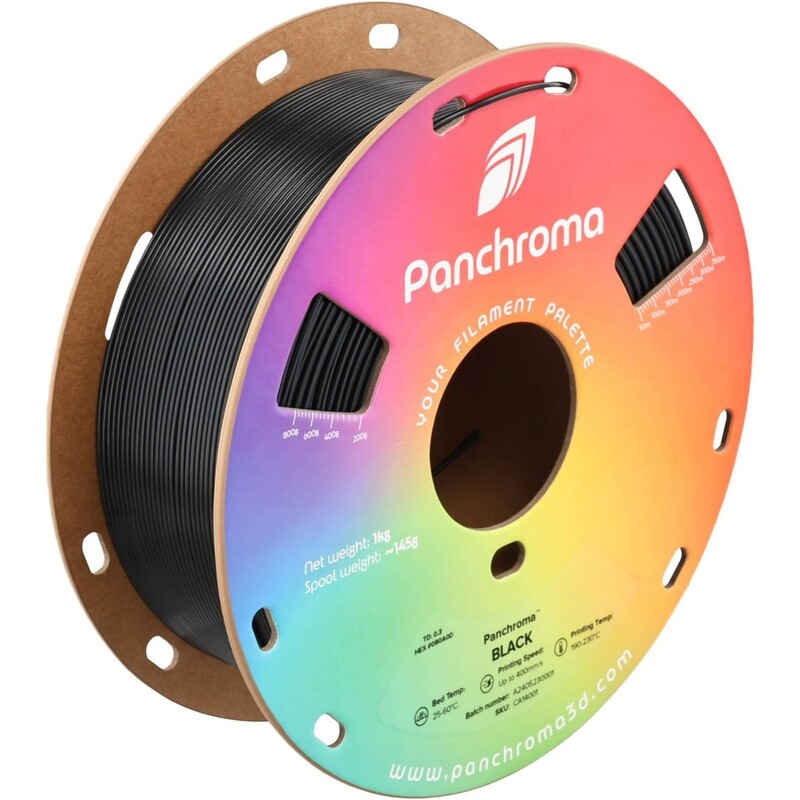 Філамент пластик Polymaker для 3D-принтера Panchroma 1.75 мм 1 кг, чорний (CA14001)