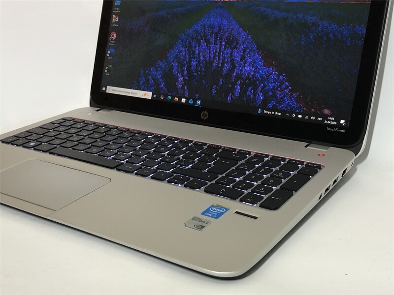 Ноутбук HP ENVY TouchSmart 15-j036eo / 15.6" FullHD IPS Touch / i7-4702MQ / 16GB / 1TB HDD / NVidia GeForce GT 750M, 2GB / Win10Pro / Backlight / сканер відбитка - Б/в