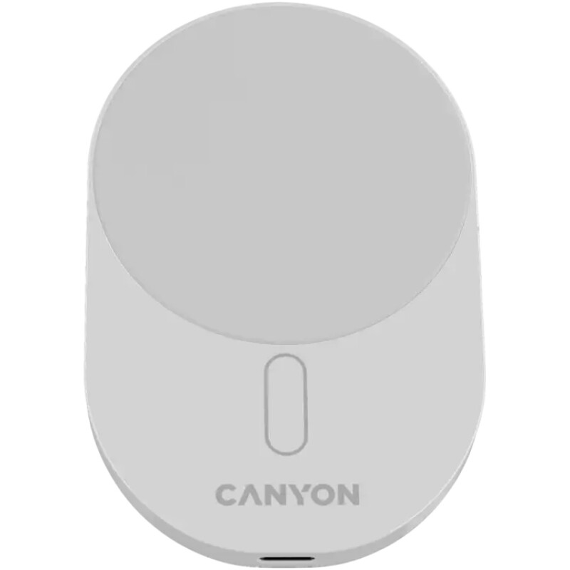 Автомобильний зарядний пристрій Canyon OnGrip 105 White (CNS-CCH105W)