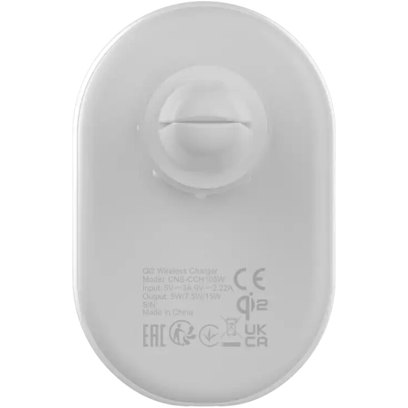 Автомобильний зарядний пристрій Canyon OnGrip 105 White (CNS-CCH105W)