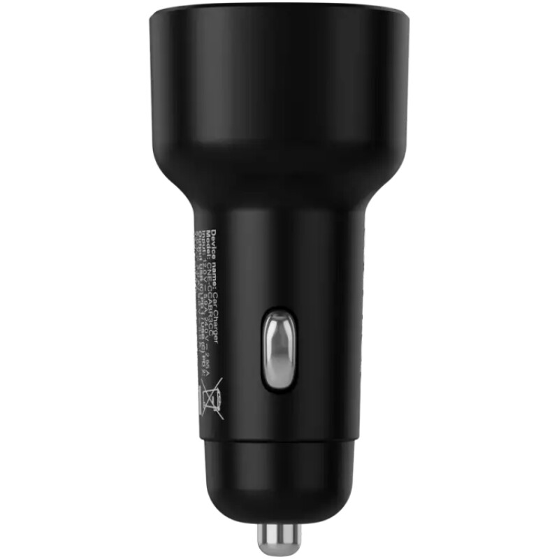 Автомобильний зарядний пристрій Canyon OnDrive 60 Black (CNE-CCABR3CC)