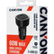 Фото - Автомобильний зарядний пристрій Canyon OnDrive 60 Black (CNE-CCABR3CC) | click.ua