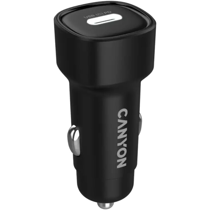 Автомобильний зарядний пристрій Canyon OnDrive 30 Black (CNE-CCABR2C)