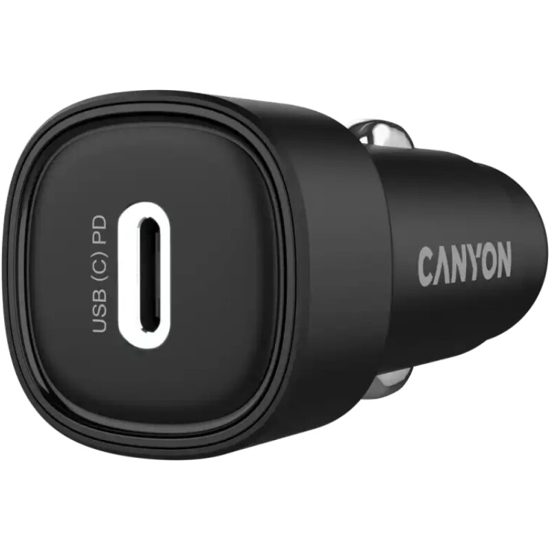 Автомобильний зарядний пристрій Canyon OnDrive 30 Black (CNE-CCABR2C)