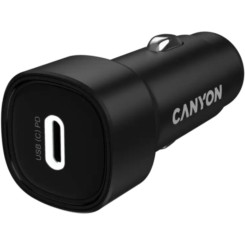 Автомобильний зарядний пристрій Canyon OnDrive 30 Black (CNE-CCABR2C)