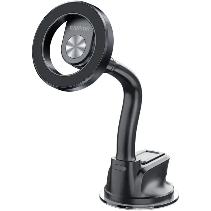 Тримач автомобільний Canyon OnGrip 12 Black (CNS-CCHM12)