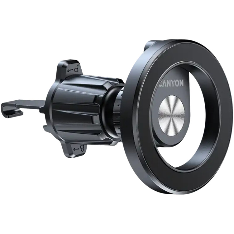 Тримач автомобільний Canyon OnGrip 12 Black (CNS-CCHM12)