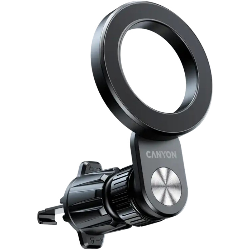 Тримач автомобільний Canyon OnGrip 12 Black (CNS-CCHM12)