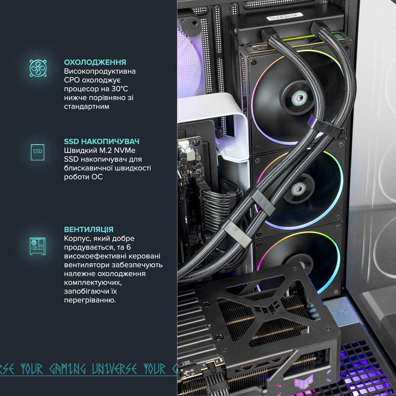 Компьютер ASGARD CREATOR RTX 5090 / Ryzen 9 9900X / DDR5 128GB / SSD 4TB (ASG-C-5090-0020)