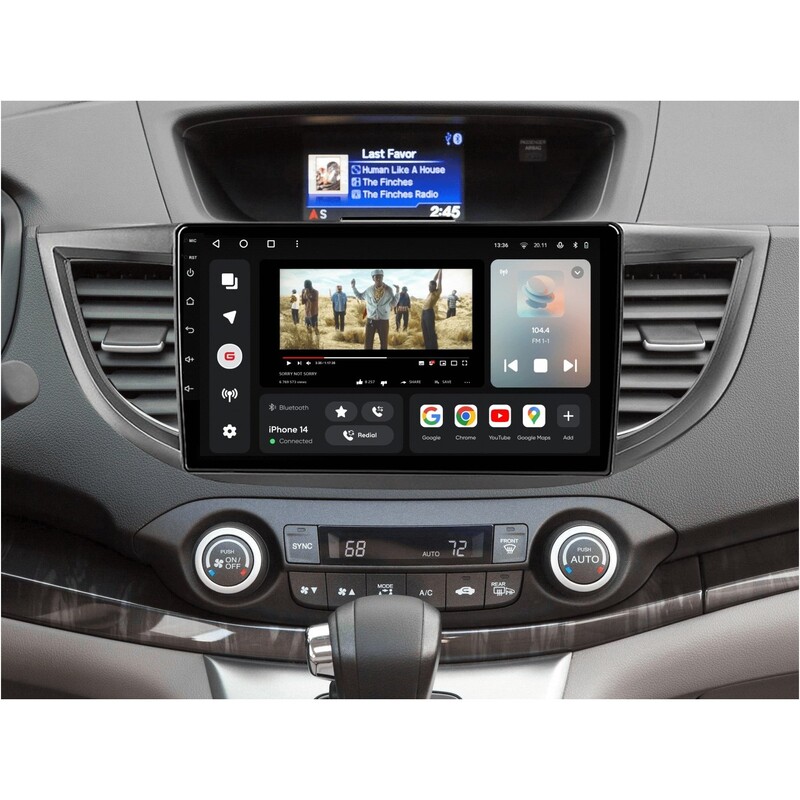 Штатна магнітола Gazer T6010 Pro Max для Honda CR-V4 (RM, RE) 2011-2018 (T6010-RM/L-PROMAX)