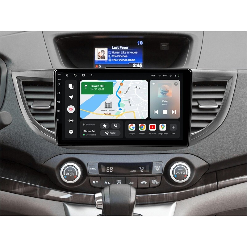 Штатна магнітола Gazer T6010 Pro Max для Honda CR-V4 (RM, RE) 2011-2018 (T6010-RM/H-PROMAX)