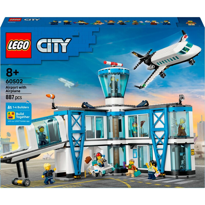Конструктор LEGO City Аеропорт із літаком (60502)