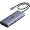 Фото - USB-хаб Ugreen CM498 USB 3.2 Type-C - 2xUSB 3.2, 3xUSB-C, 2хHDMI Gray (45379) | click.ua