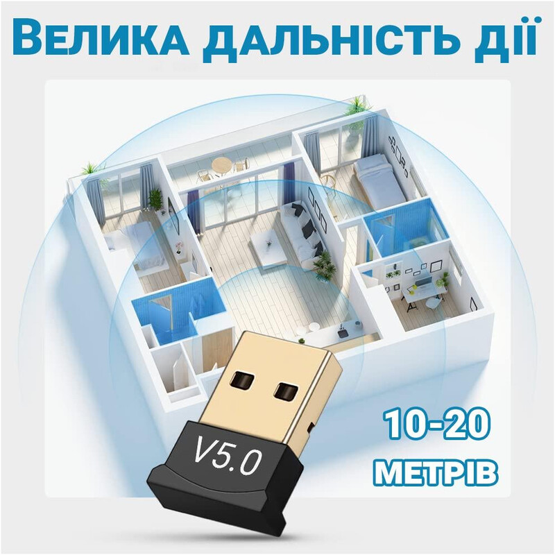 Bluetooth-адаптер Value B00945 v5.0 USB 2.0