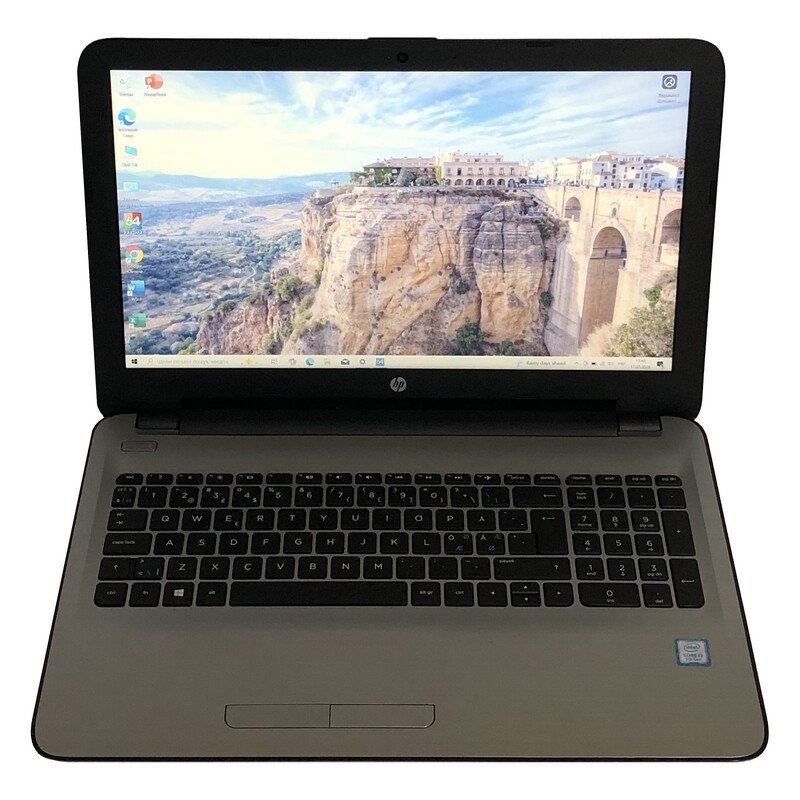 Ноутбук HP 15-ay182no / 15.6" FullHD / i3-7100U / 6GB / 128GB SSD / Win10 - Б/в
