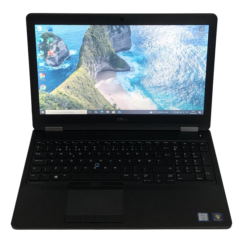 Ноутбук Dell Latitude E5570 / 15.6" (1366x768) / i3-6100U / 8GB / 128GB SSD / Win10Pro - Б/у