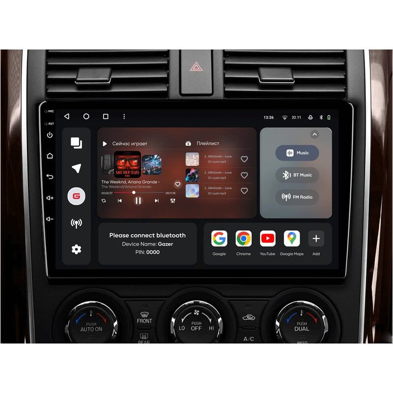 Штатна магнітола Gazer T6010 для Mazda CX-9 (TB) 2006-2016 (T6010-TB)