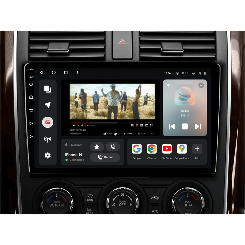 Штатна магнітола Gazer T6010 для Mazda CX-9 (TB) 2006-2016 (T6010-TB)