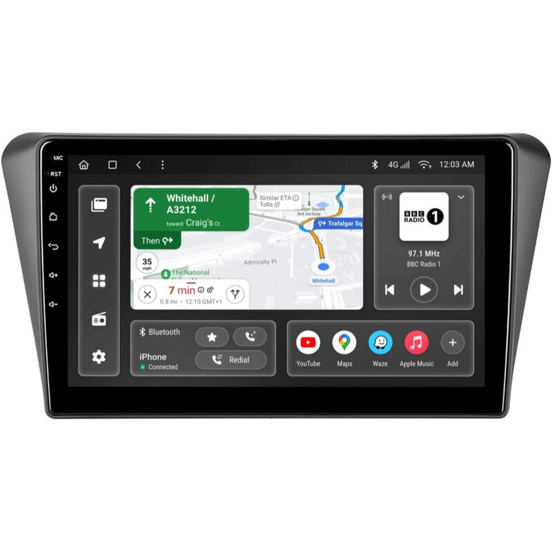 Штатна магнітола Gazer T6010 для Peugeot 408 II 2014-2018 (T6010-T9)