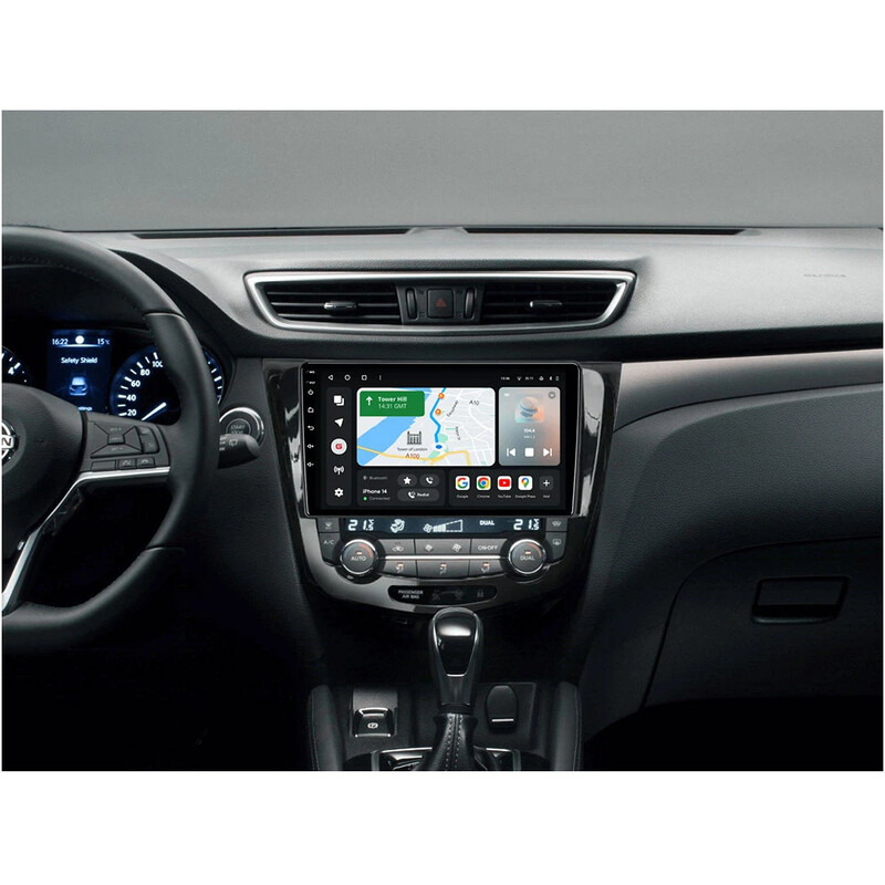 Штатна магнітола Gazer T6010 Pro для Nissan X-Trail III, Qashqai II (Manual air conditioning) 2013-2017 (T6010-T32/L-PRO)