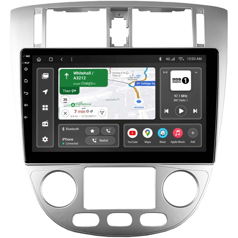 Штатна магнітола Gazer T6010 Pro для Buick Excelle HRV 2004–2013 (T6010-J2001-PRO)