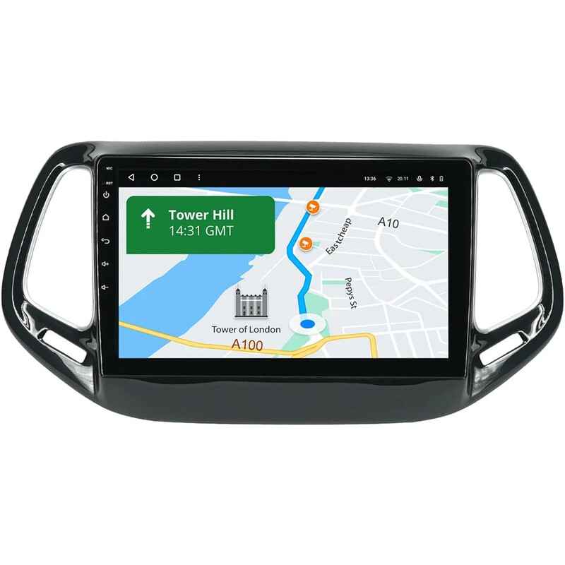 Штатна магнітола Gazer T6010 Pro для Jeep Compass II (MP) 2016-2018 (T6010-MP-PRO)