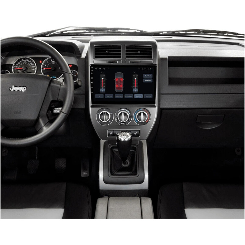 Штатна магнітола Gazer T6010 Pro для Jeep Compass I (MK49) 2006-2010 (T6010-MK49-PRO)