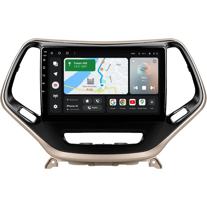 Штатная магнитола Gazer T6010 Pro Max для Jeep Cherokee V (KL) 2014-2018 (T6010-KL-PROMAX)