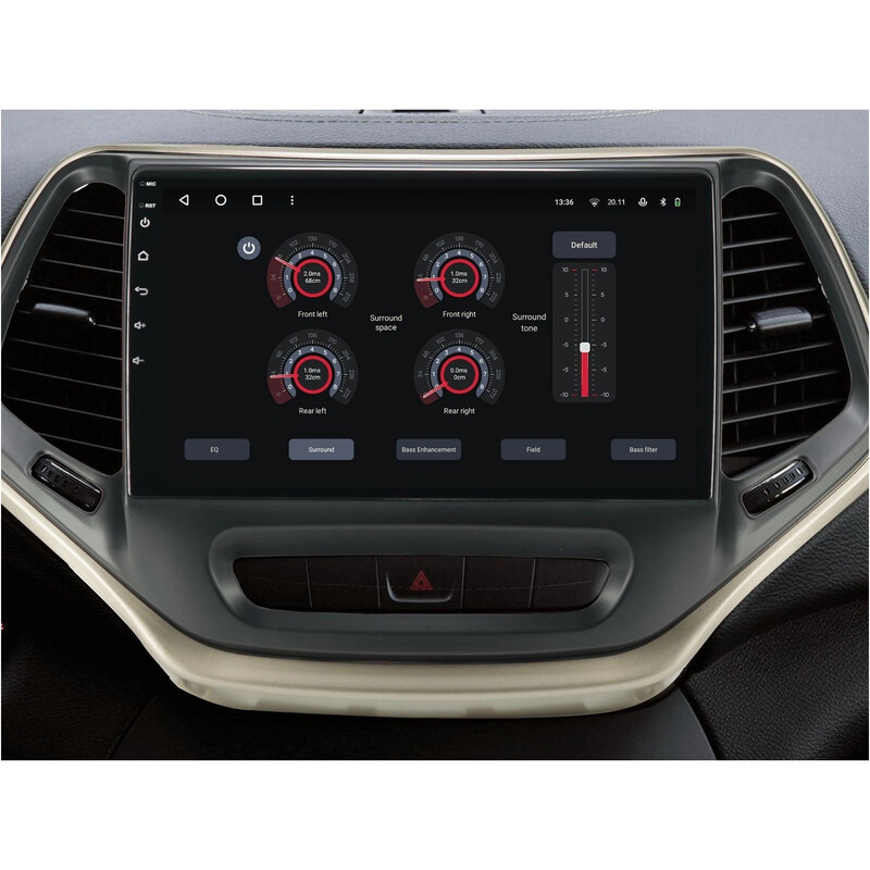 Штатна магнітола Gazer T6010 Pro для Jeep Cherokee V (KL) 2014-2018 (T6010-KL-PRO)