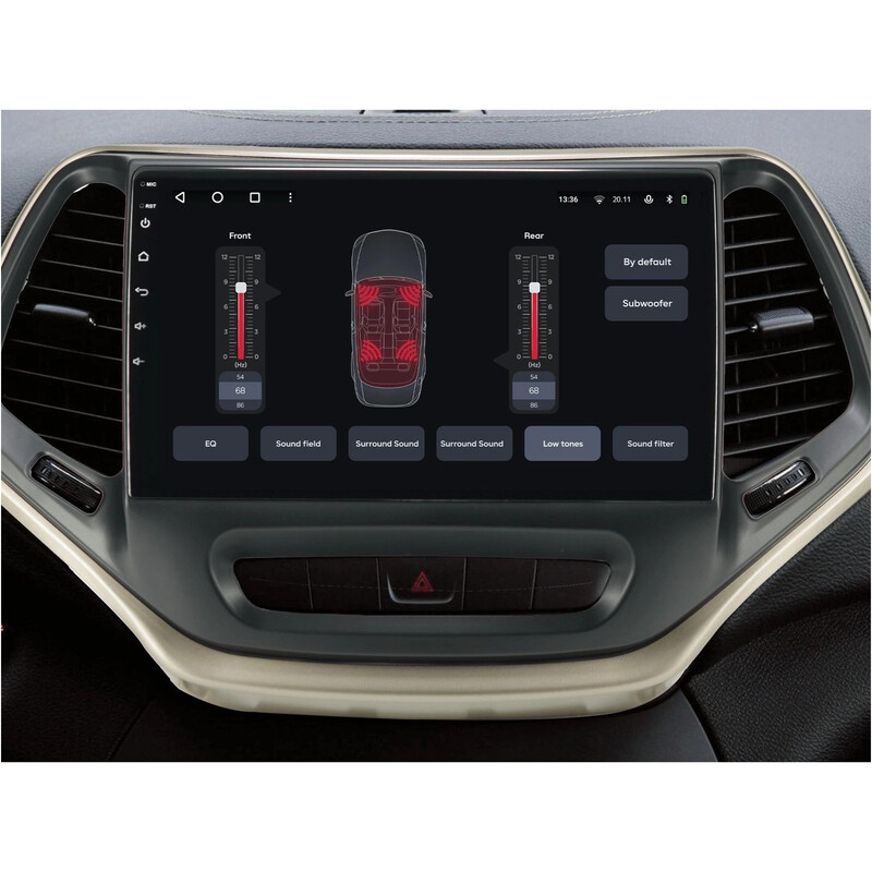 Штатна магнітола Gazer T6010 Pro для Jeep Cherokee V (KL) 2014-2018 (T6010-KL-PRO)