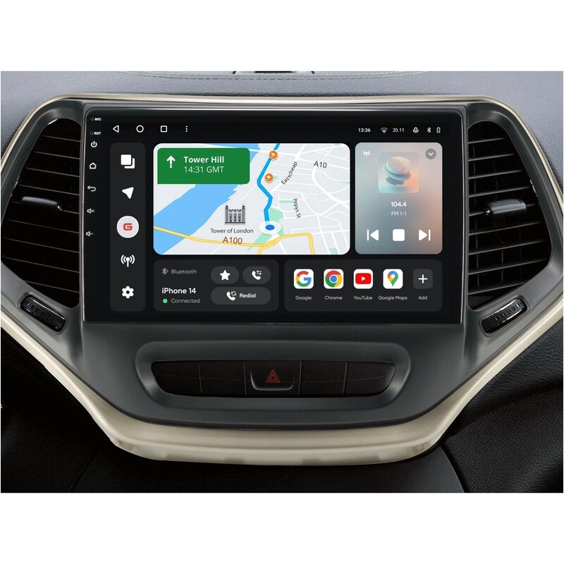 Штатная магнитола Gazer T6010 для Jeep Cherokee V (KL) 2014-2018 (T6010-KL)
