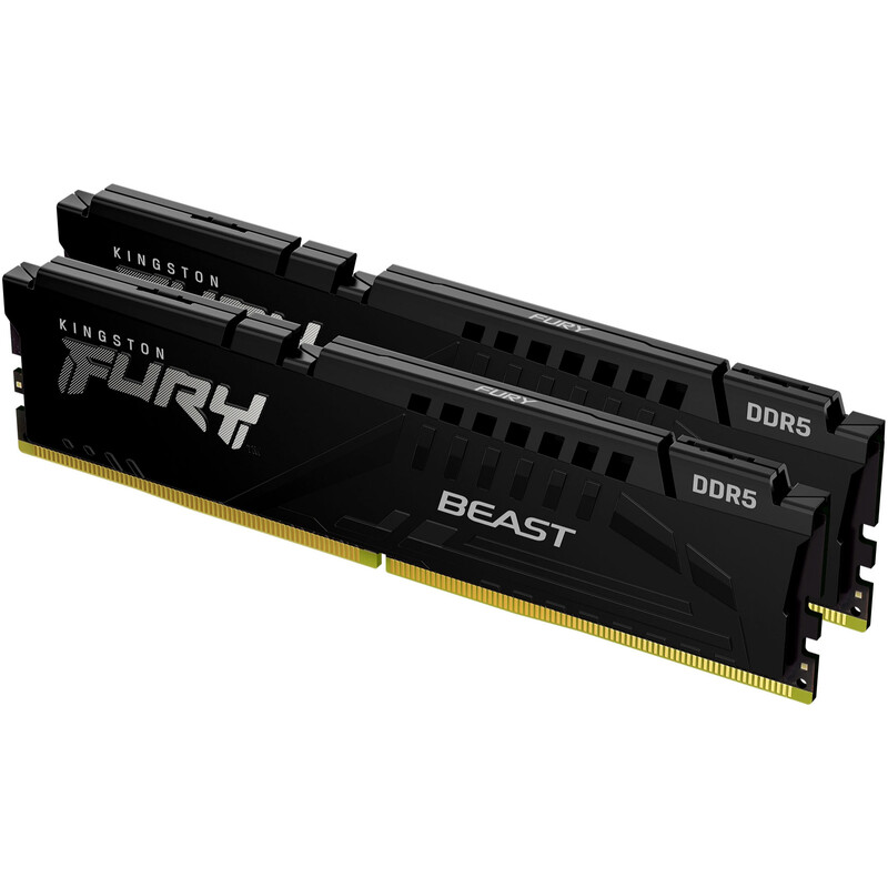 Модуль пам`яті DDR5 2x32GB/5600 Kingston Fury Beast Black (KF556C40BBK2-64)