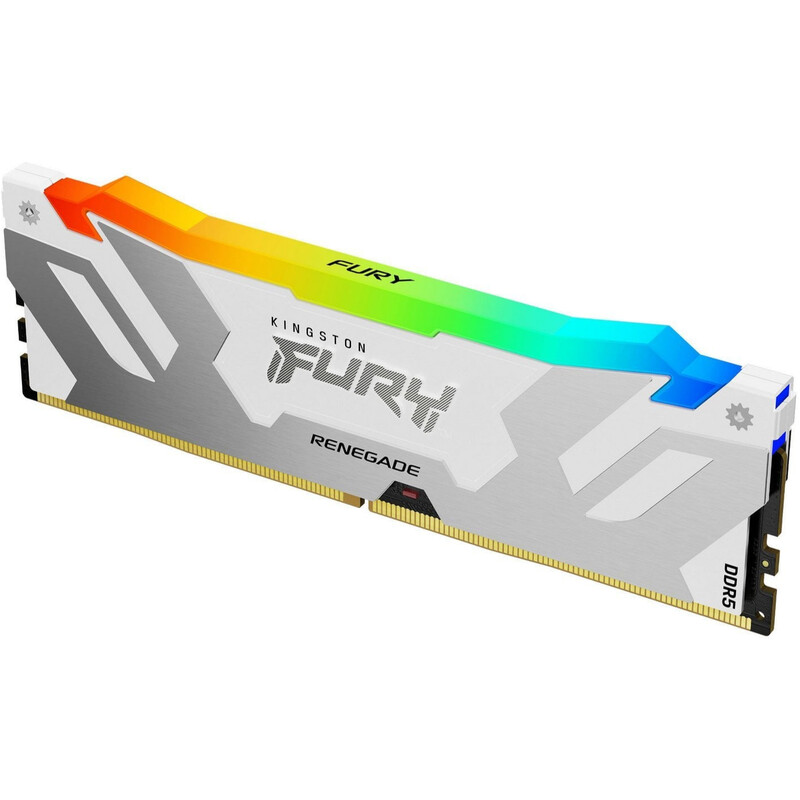 Модуль пам`яті DDR5 16GB/6400 Kingston Fury Renegade RGB White (KF564C32RWA-16)