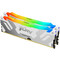 Фото - Модуль пам`яті DDR5 2x32GB/6400 Kingston Fury Renegade RGB White (KF564C32RWAK2-64) | click.ua
