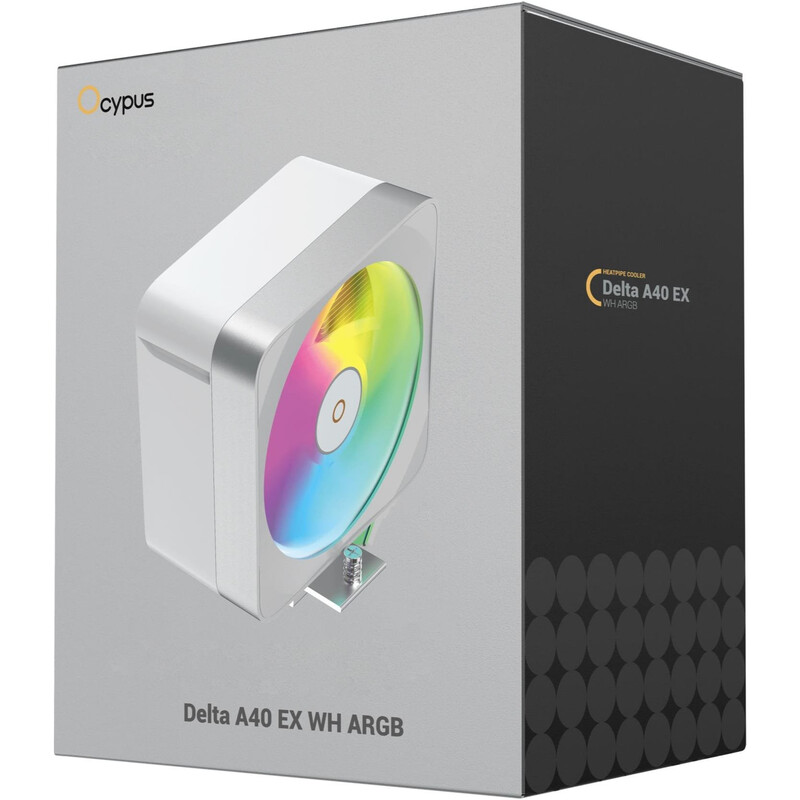 Кулер процесорний Ocypus Delta A40 Ex ARGB White (DELTA-A40-WH1NAWN00E-GL)