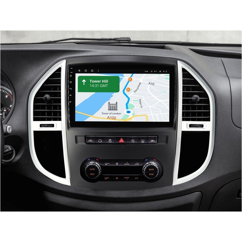 Штатная магнитола Gazer T6010 Pro для Mercedes-Benz Vito 3 (W447) 2014-2020 (T6010-W447-PROMAX)