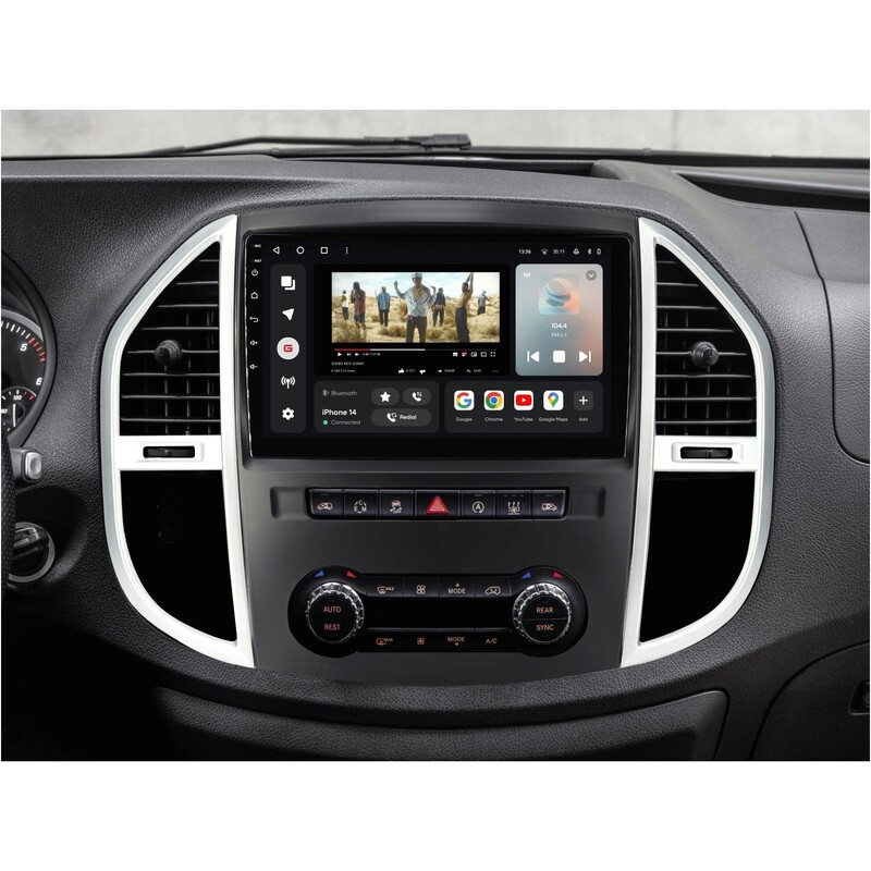 Штатная магнитола Gazer T6010 Pro для Mercedes-Benz Vito 3 (W447) 2014-2020 (T6010-W447-PROMAX)