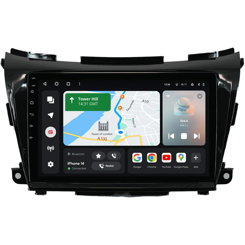 Штатна магнітола Gazer T6010 Pro для Nissan Murano III (Z52) 2014-2020 (T6010-Z52-PRO)