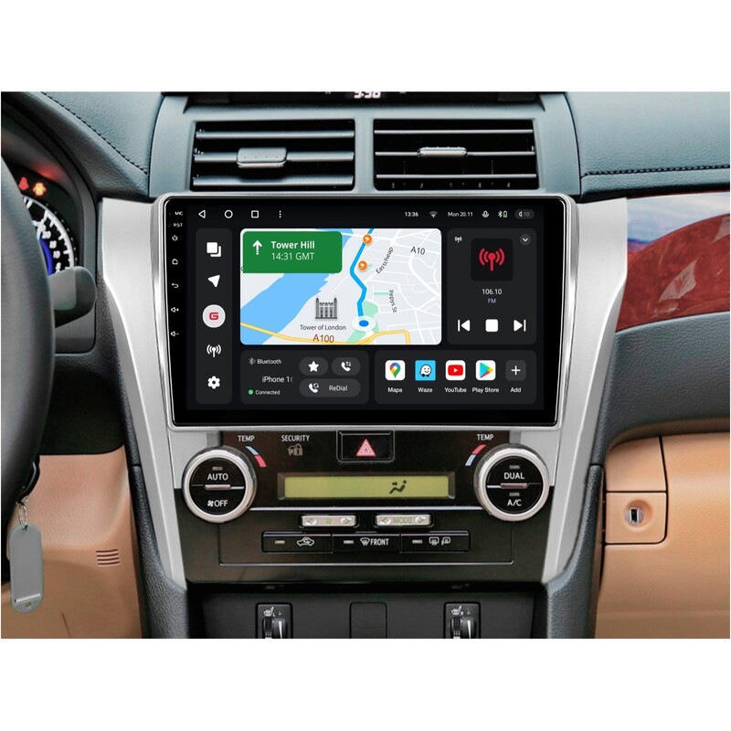 Штатна магнітола Gazer T6010 Pro для Toyota Camry VII (XV50) 2011-2011 (T6010-XV50/L-PRO)