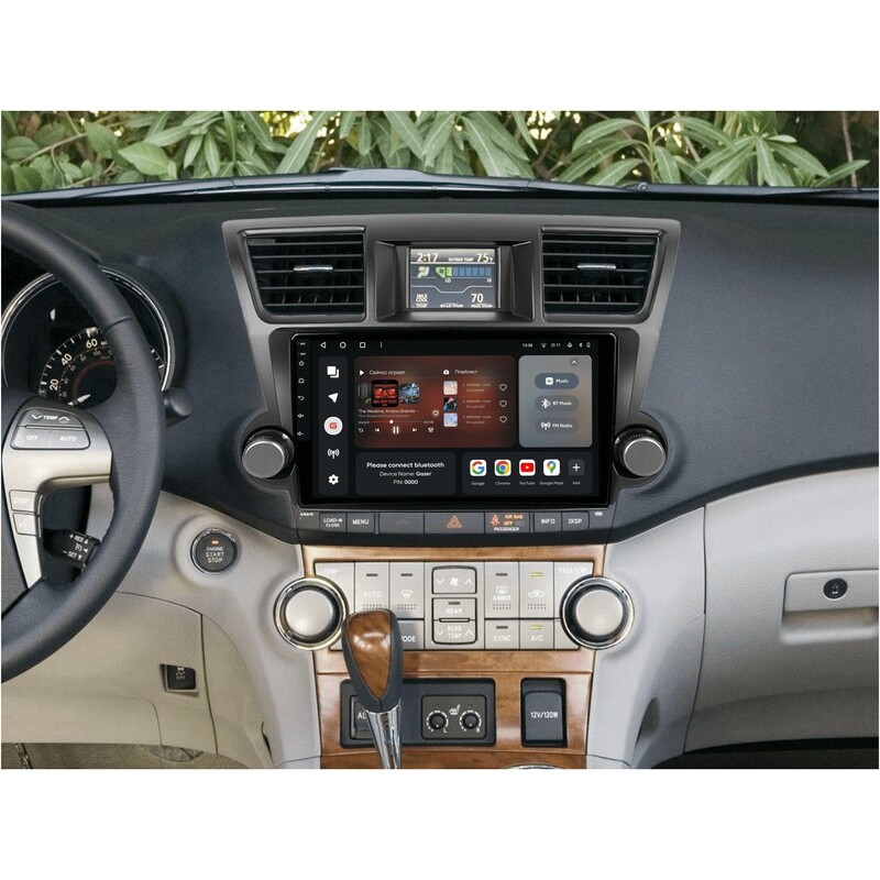 Штатна магнітола Gazer T6010 Pro для Toyota Highlander II (XU40) 2007-2013 (T6010-XU40-PROMAX)