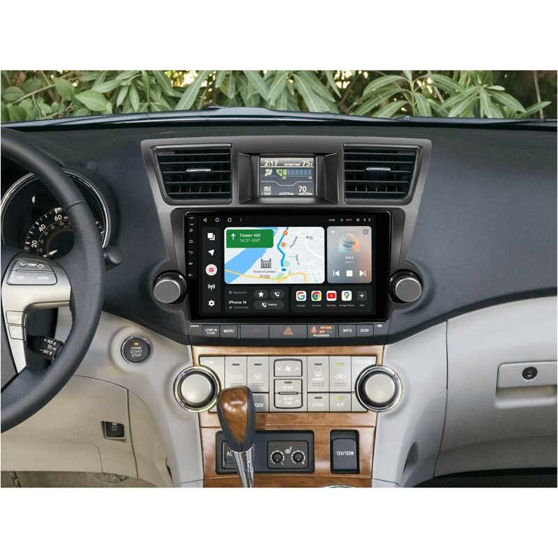 Штатна магнітола Gazer T6010 Pro для Toyota Highlander II (XU40) 2007-2013 (T6010-XU40-PRO)