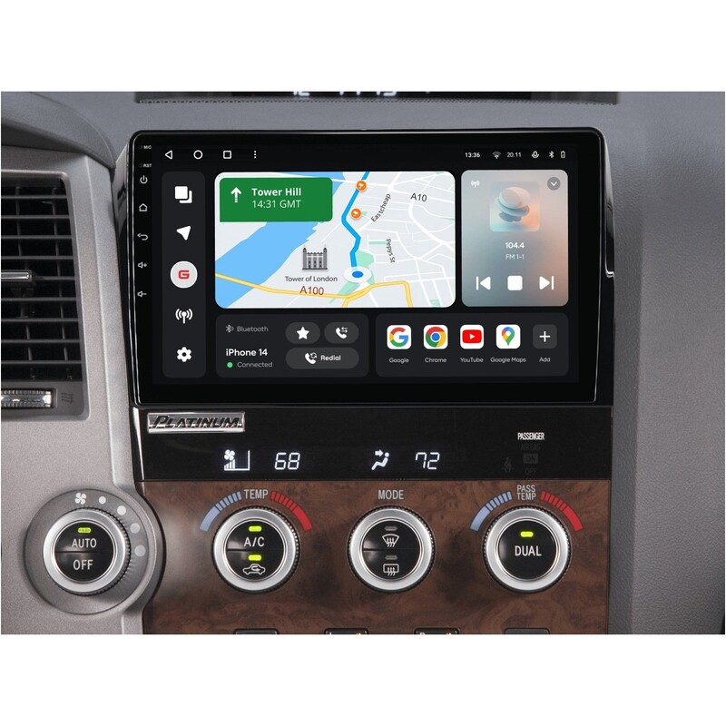 Штатна магнітола Gazer T6010 для Toyota Tundra (XK50) 2007-2013, Sequoia (XK60) 2008-2017 (T6010-XK50)